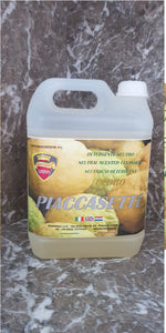 Green ,antibacterial, anti static, ph7 concentrated cleaner. Piaccasette gives floors, coatings and any surface it is applied to a clean and natural look. ideal as a cleaner for finishing and during pre-treatment on all surfaces sensitive to acids and on polished and delicate surfaces. Suitable for surfaces with sealers applied to it and resin waxy emulsions. We also recommend Piaccasette as daily maintenance cleaning as it leaves on the surface a uniform and satin layer.